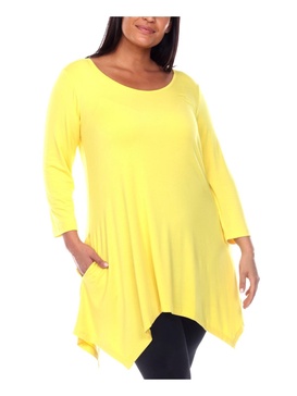 plus makayla womens flowy flattering tunic top