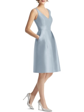 womens party midi fit & flare dress