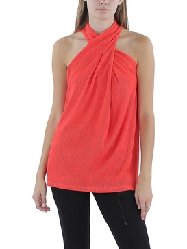 womens shutterpleat sleeveless shell