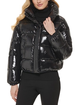 womens puffy warm puffer jacket