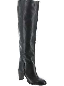 dakota womens leather tall knee-high boots