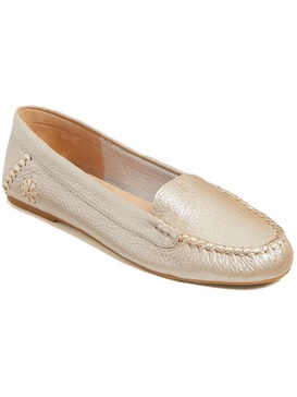 millie mocassin tumbled leather womens leather slip on loafers