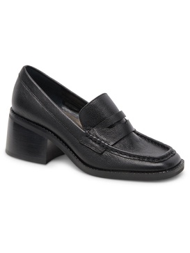 talie womens leather slip-on loafers