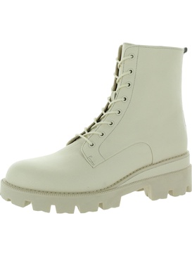 garret womens lugged sole ankle combat boots