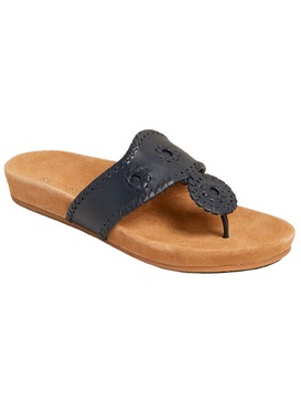 jacks comfort sandal womens leather slides footbed sandals