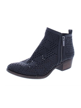 basel3 womens solid leather booties