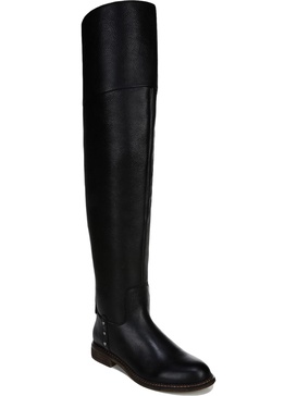 haleen womens leather riding over-the-knee boots