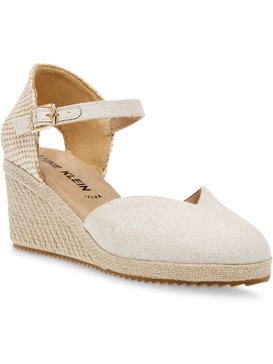 zana womens round toe casual wedge heels