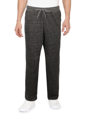 mens knit fleece jogger pants