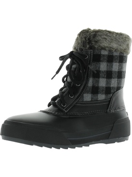 ice queen womens faux fur trim cold weather winter & snow boots