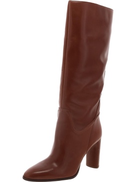 evangee womens leather tall knee-high boots