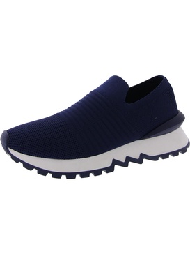 womens knit slip on casual and fashion sneakers