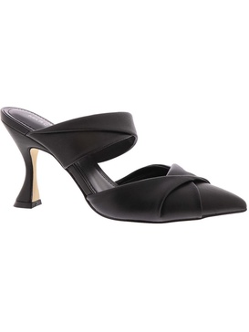 heaton womens faux leather pumps mules