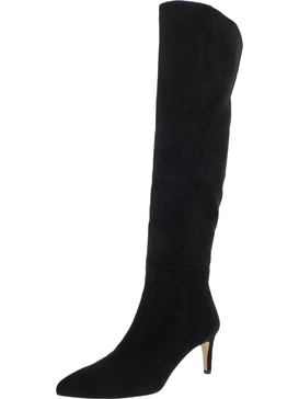 ursula womens zipper tall knee-high boots