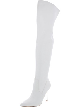 vanquish womens padded insole stiletto over-the-knee boots