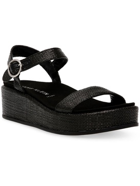 womens raffia casual platform sandals