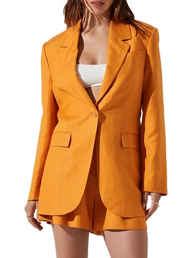 womens suit separate business one-button blazer