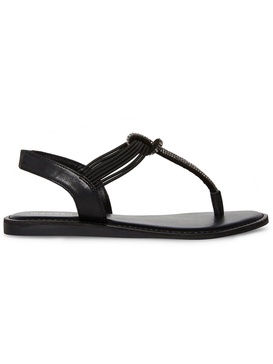 adoree womens faux leather slingback t-strap sandals