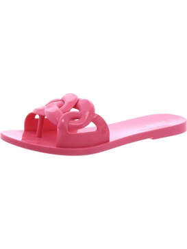 jellychain womens chain slide jelly sandals