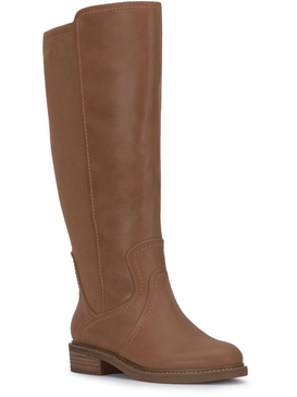 quenbew womens leather tall knee-high boots