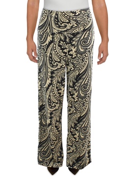 plus womens baroque jersey wide leg pants