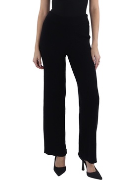 womens knit ribbed wide leg pants