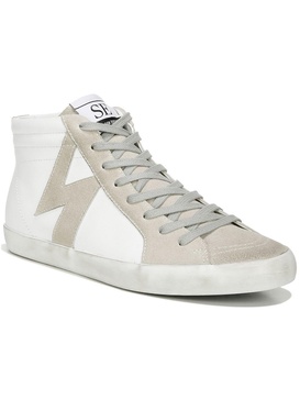 avon womens faux suede leather upper high-top sneakers