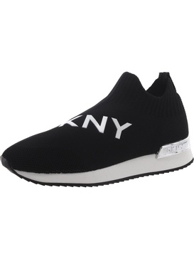 womens knit slip on casual and fashion sneakers