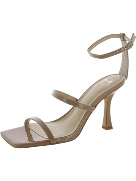 dalida  womens leather buckle strappy sandals