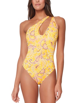 womens printed beachwear one-piece swimsuit