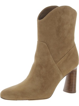 harlow womens leather pull on ankle boots