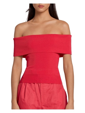 womens ribbed sleeveless off the shoulder