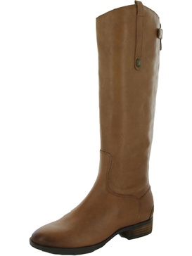 penny womens leather knee-high riding boots