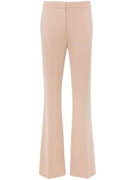 jersey flared trousers