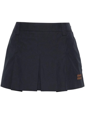 Miu Miu Pleated Mini Skirt