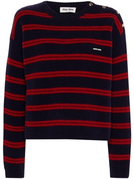 striped knitted jumper