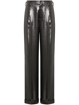 Acklie pleated wide-leg trousers