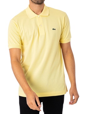 Lacoste Men's Short Sleeved Ribbed Collar Shirt