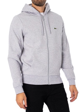 Lacoste Mens Ls Solid Full Zip