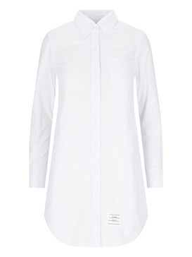 Thom Browne Rwb Cotton Shirt Dress