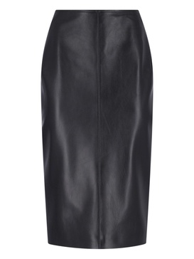 Leather sheath skirt