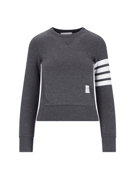 '4-Bar' crew neck sweatshirt