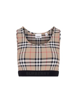 Tartan Pattern Sporty Top