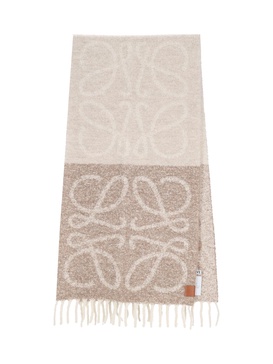 Loewe Women "Anagram" Reversible Scarf