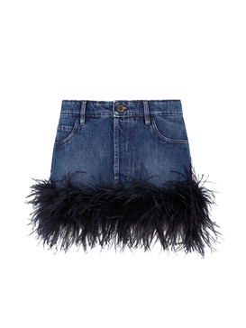 Feathers Mini Skirt