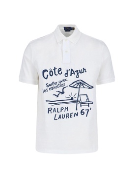 Polo Ralph Lauren Logo Embroidered Crewneck T-Shirt