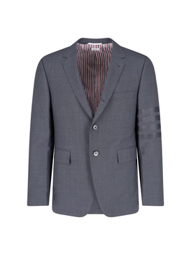 Thom Browne 4-Bar Single-Breasted Blazer