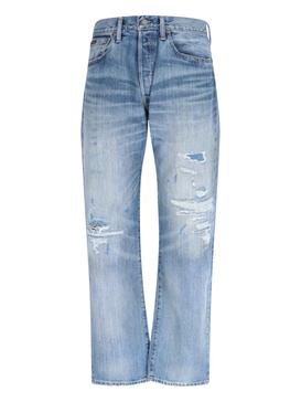 Polo Ralph Lauren Distressed Straight Leg Jeans