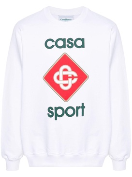 Casablanca Logo Organic Cotton Sweatshirt