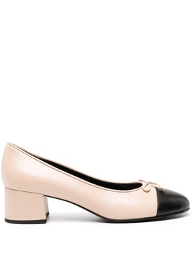 Tory Burch Cap Toe Leather Pumps